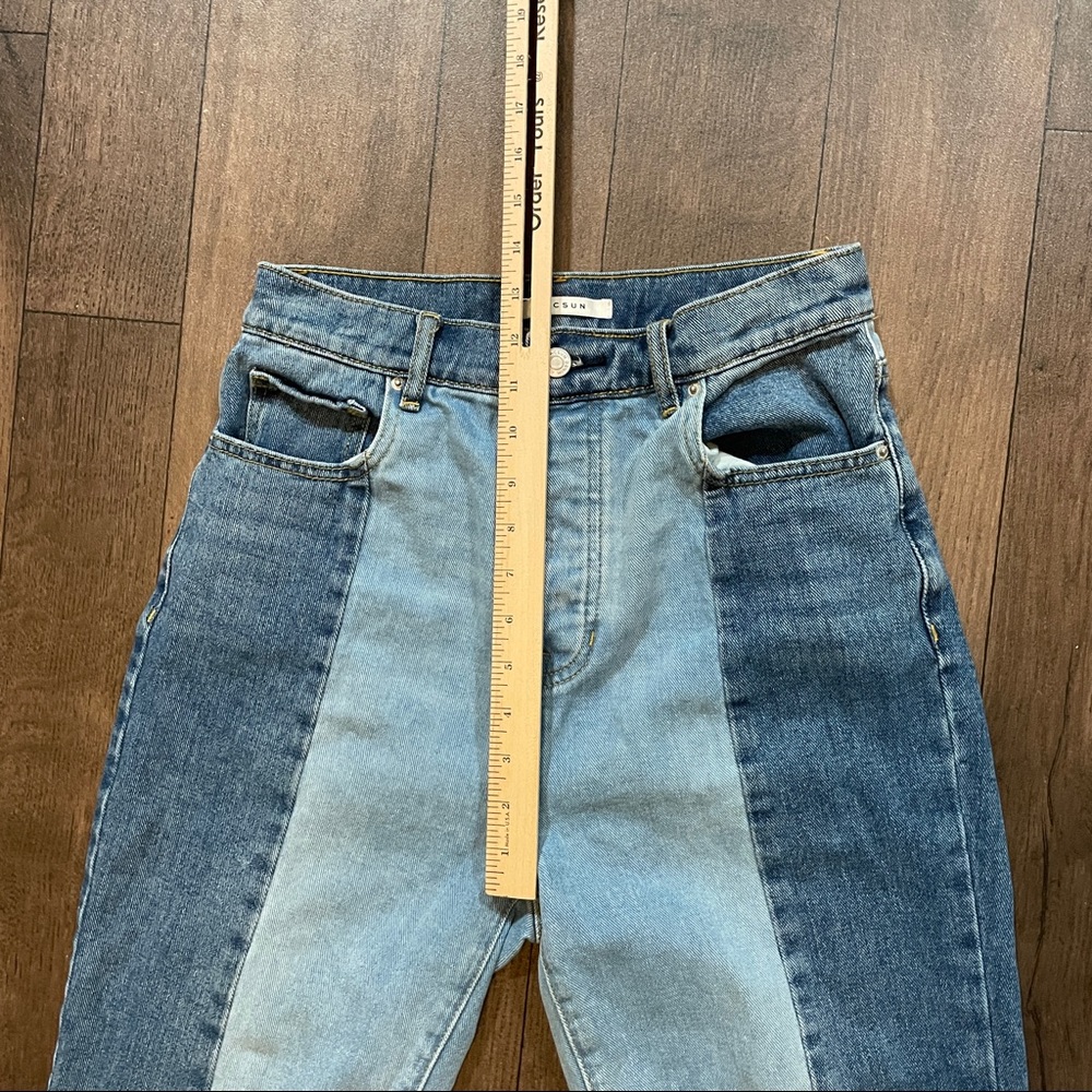 Pacsun Blue Denim Jeans Womens Size 26W x 24.5L - Picture 11 of 12